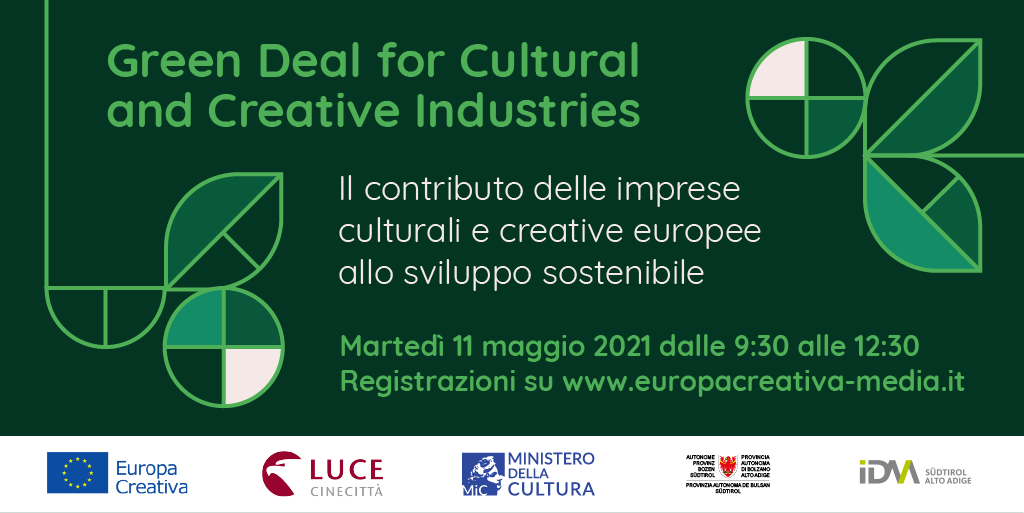 Comunicato stampa - Webinar: Green Deal for cultural and creative industries